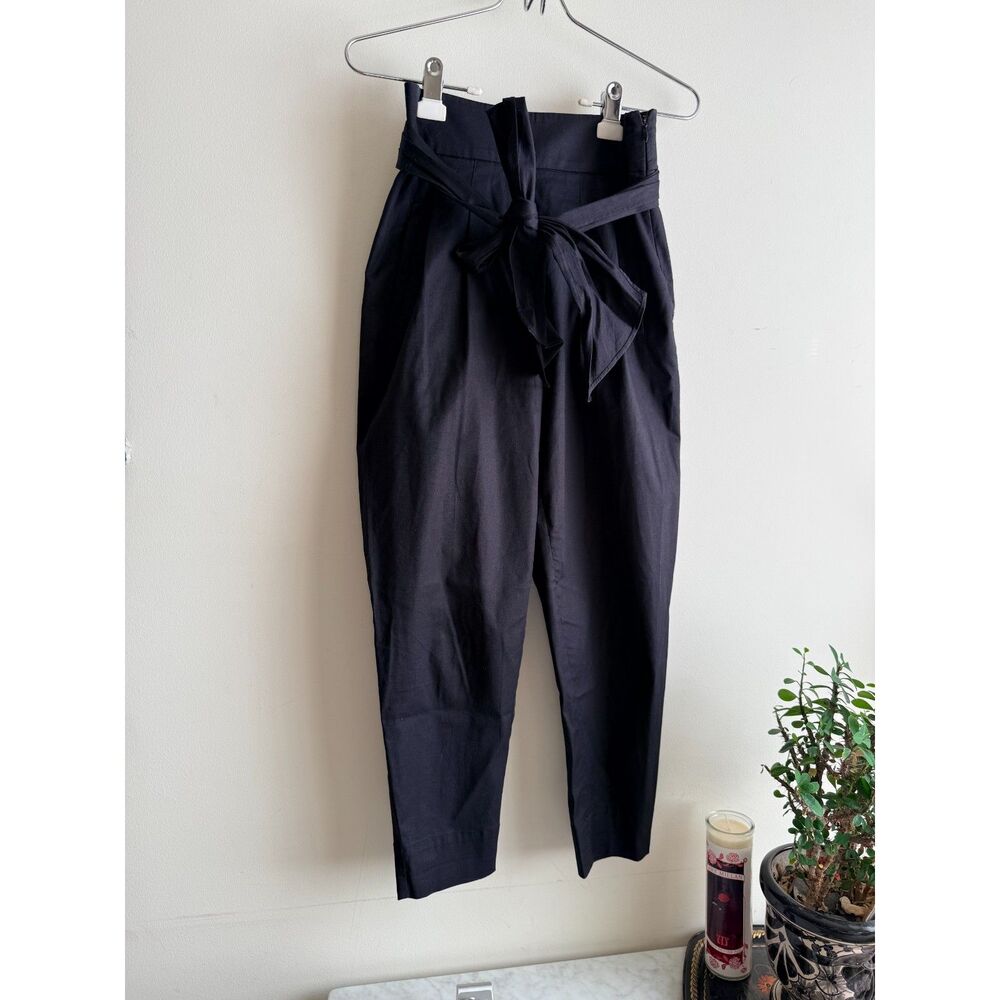 Black Cartonnier (Anthropologie) Pants w/ bow (size 00P)